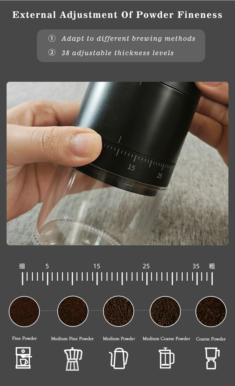 USB charging coffee grinder USB charging coffee grinder