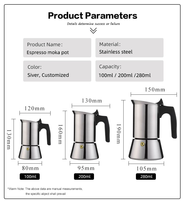 Stainless Steel Moka Pot