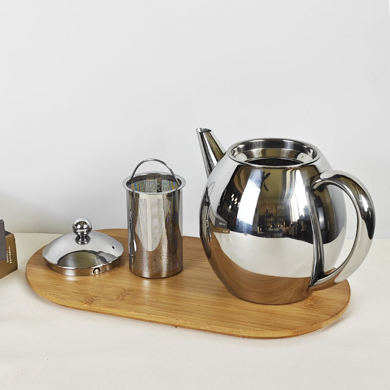 metal tea pot