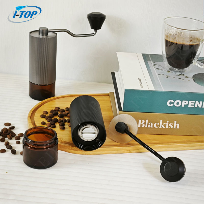 A Manual Coffee Grinder Holds 200 Grams of Coffee