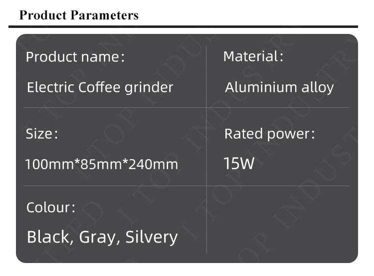 Electric Coffee Grinder Machine