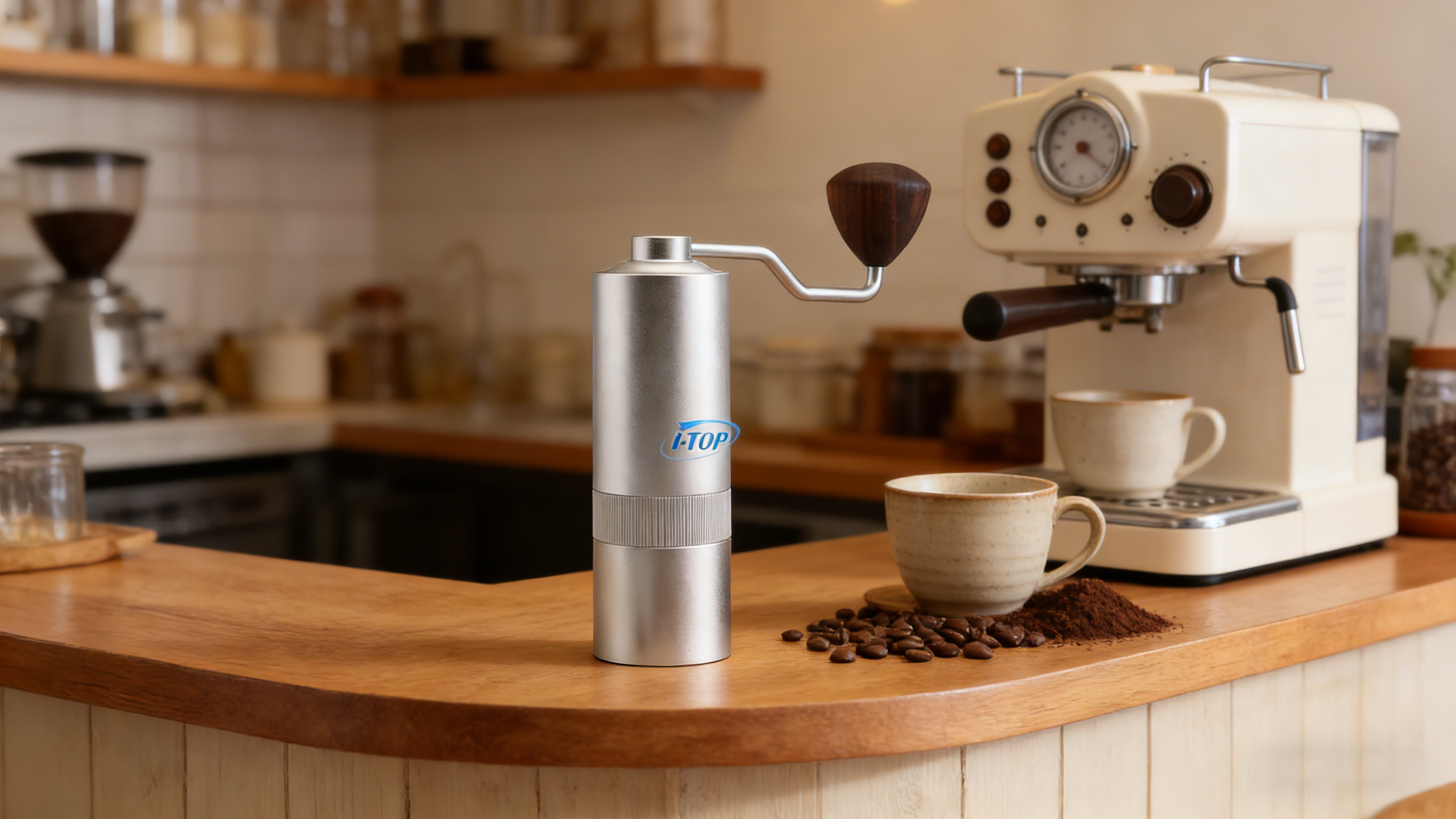 How To Remove The Container of Manual Burr Coffee Grinder？