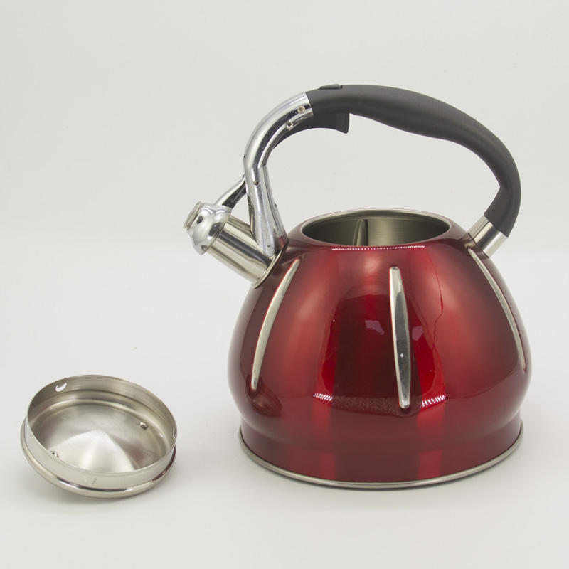 black and white tea kettle