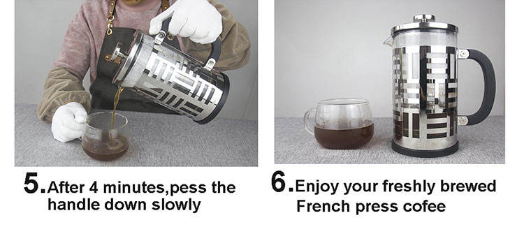 make coffee with french press
