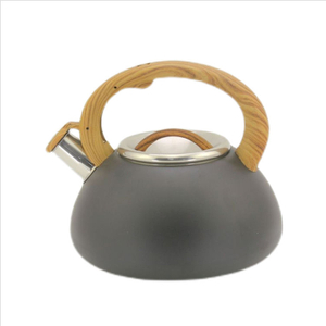 IT-CP1058 Minimalist bollitore kettle with whistle tea kettle stove top stainless steel whistling kettle with wood handle