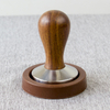 Classic Wood 49 51 53 57 58mm Base Espresso Coffee Tamper for Coffee Powder Press