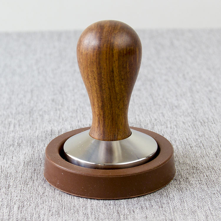Classic Wood 49 51 53 57 58mm Base Espresso Coffee Tamper for Coffee Powder Press