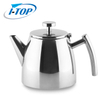 Stainless Steel tea pot Double walled 1.2L tea infuser Heat resistant Teapot with infuser