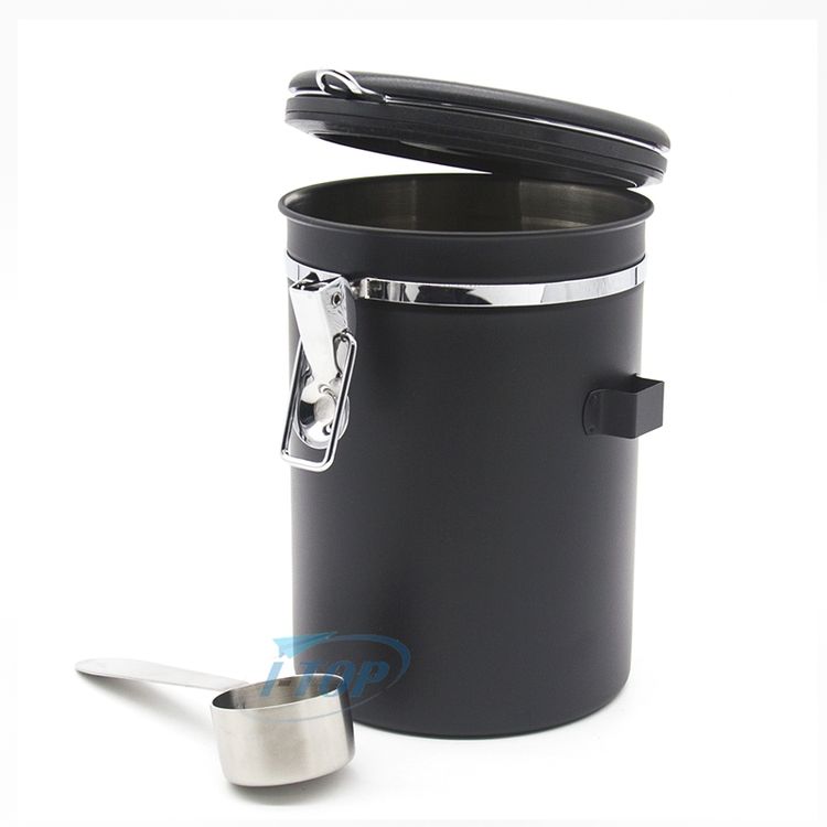 Quality Stainless Steel Canister Set For Kitchen Food Coffee Sugar Storage Airtight Jar