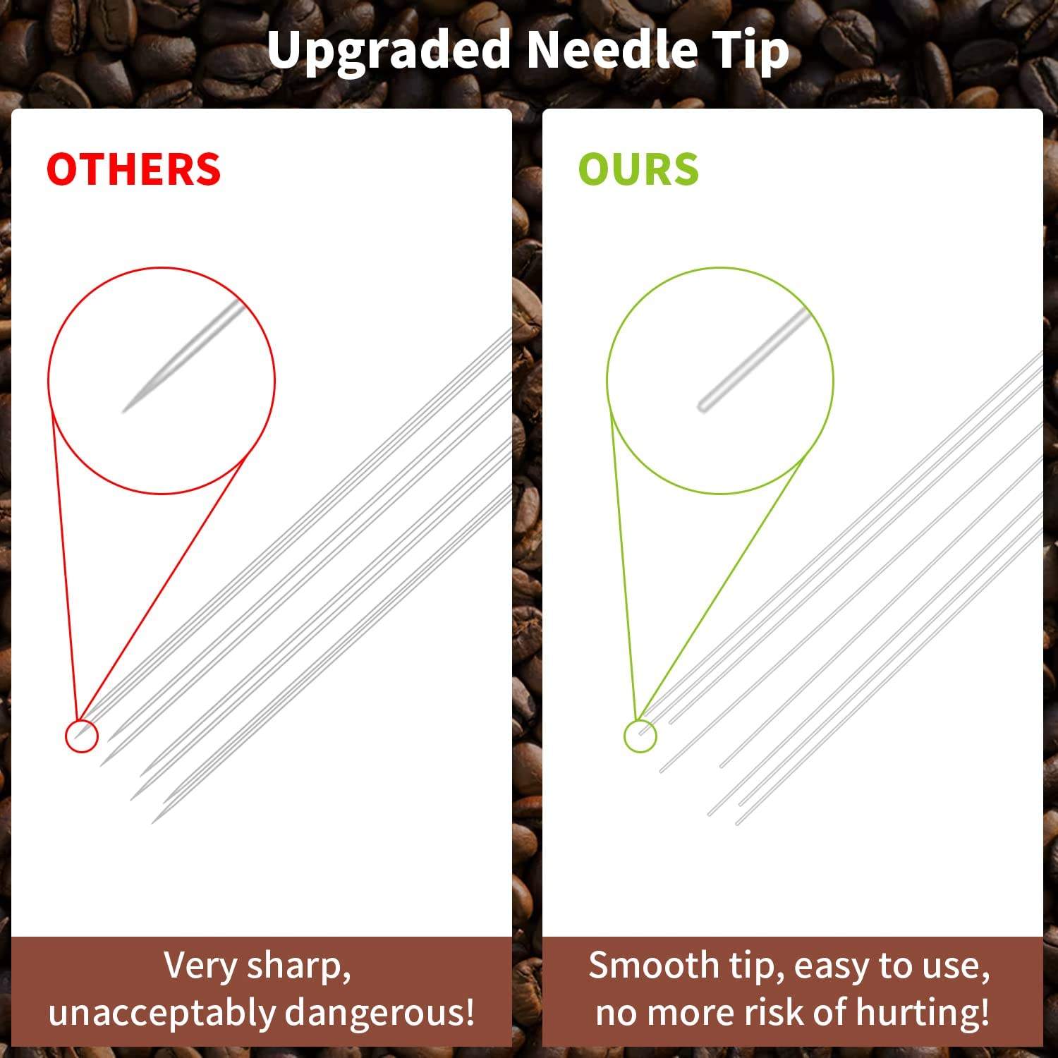 Espresso Tool Coffee Distribution Tool Natural Wood Handle And Base Professional Espresso Stirrer