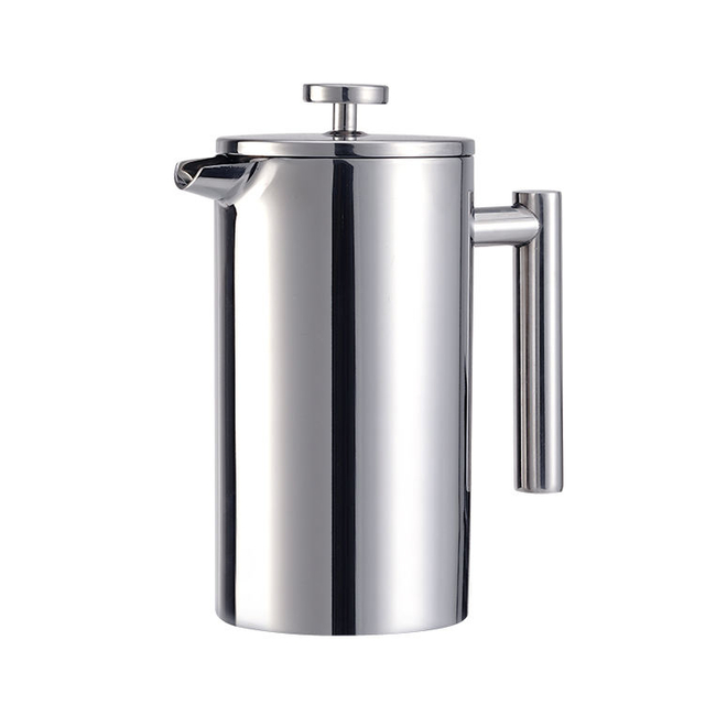 Coffee Maker 350ml 800ml 1000ml Double Walled Stainless Steel Cafetiere Insulated Coffee Tea Maker Pot