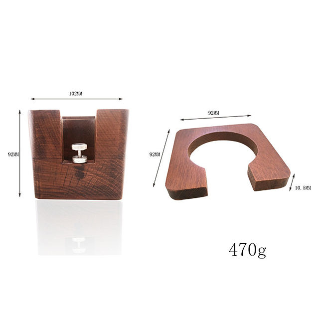 Coffee Wooden Tamper Stand Stand Coffee Measure Tamper Spoon Measure Tamper Black Express Stand Coffee Spoon