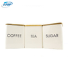 Cylinder Stainless Steel Home Kitchen Tea Coffee Sugar Storage Jar Canister Set With Seal Lid