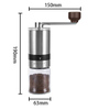 Mini Stainless Steel Hand Coffee Grinder Commercial Coffee Grinder