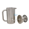 French Press Coffee Maker 34 oz Coffee Press with Ergonomic handle Double wall Insulation Stainless Steel french press