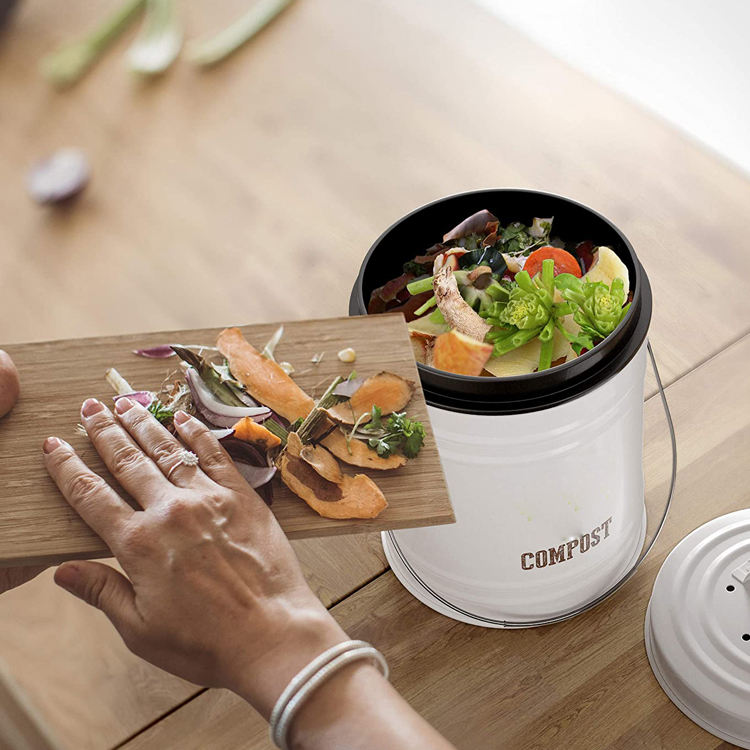 Stainless Steel Kitchen Compost Bin Kitchen Compost Pail