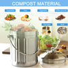 Home Use Stainless Steel Trash Container Compost Bin