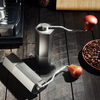 Manual Coffee Grinder with Stainless Steel Burr Adjustable Settings Hand Coffee Grinder Aviation Aluminum