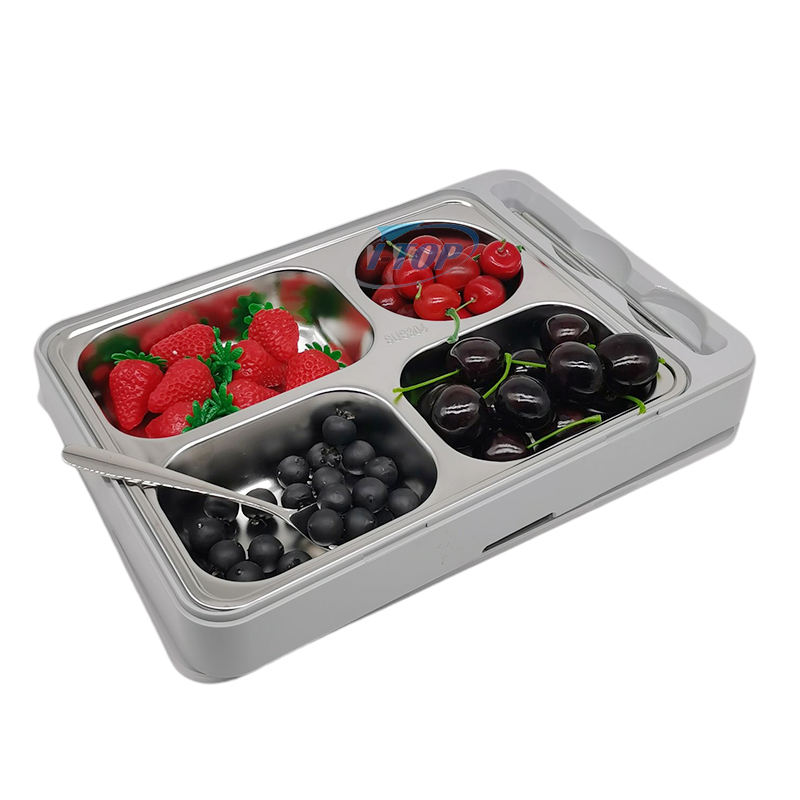 2022 Amazon Wholesale Leakageproo Stainless Steel Kid Food Containers School Metal Bento Lunch Box