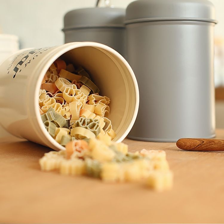 Premium Round Food Airtight Storage Jars Stainless Steel Cookies Coffer Tea Sugar Food Container Canister Set With Lid