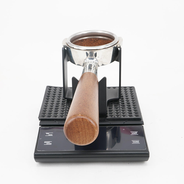 Espresso Coffee Portafilter Holder-Metal 58MM Coffee Scale Holder Coffee Accessories Barista Tools Portafilter Holder Station