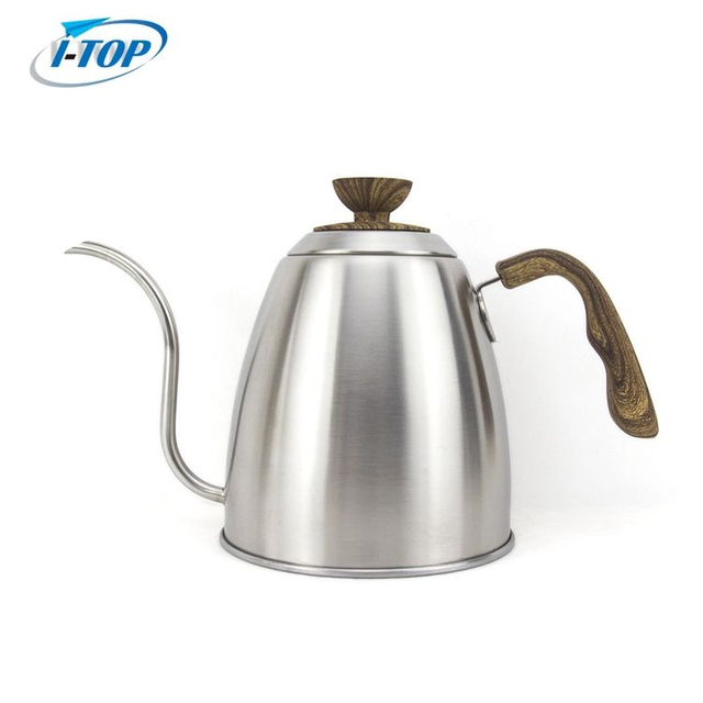 Fashion Stainless Steel Handle Drip Coffee Tea Pot Long Gooseneck Pour Over Coffee Kettles
