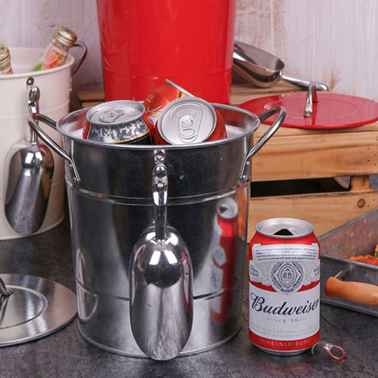 Bar Supply party Ice beer bucket Double Wall Stainless Steel Insulated Ice Bucket for Home Bar