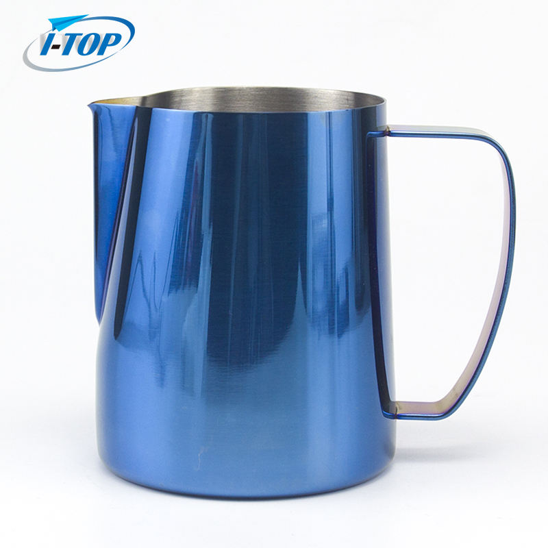 Milk Pitcher Barista 600ml Stainless Steel Milk Jug Frothing Cup Metal Coffee Espresso Steaming Milk Pitcher