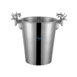 Best Quality 5 Liters Portable Double Wall Ice Bucket Stainless Steel Ice Bucket for Event and Camping