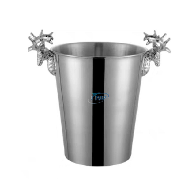Best Quality 5 Liters Portable Double Wall Ice Bucket Stainless Steel Ice Bucket for Event and Camping
