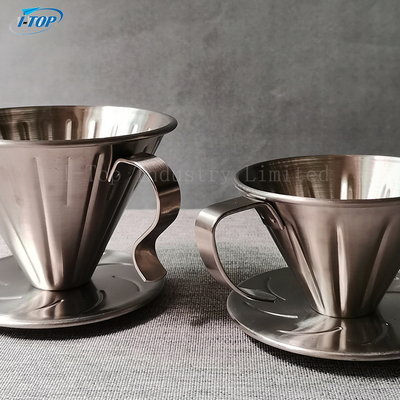 Dripper camping coffee dripper Clear brewed pour over coffee dripper