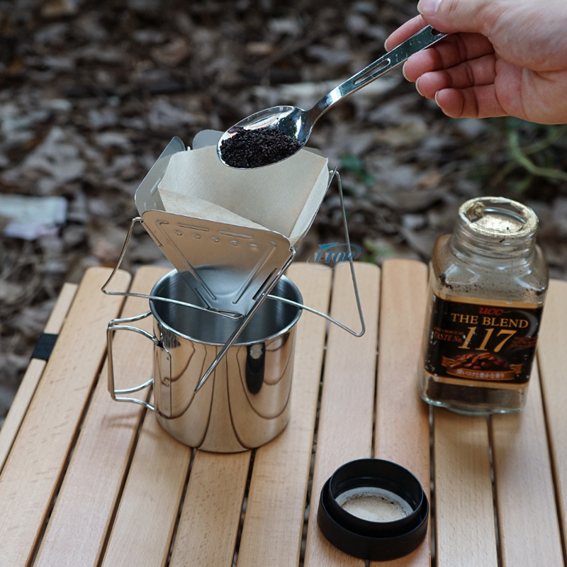 Stainless Steel Brew Kettle Pour Over Meker Filter Coffee Dripper