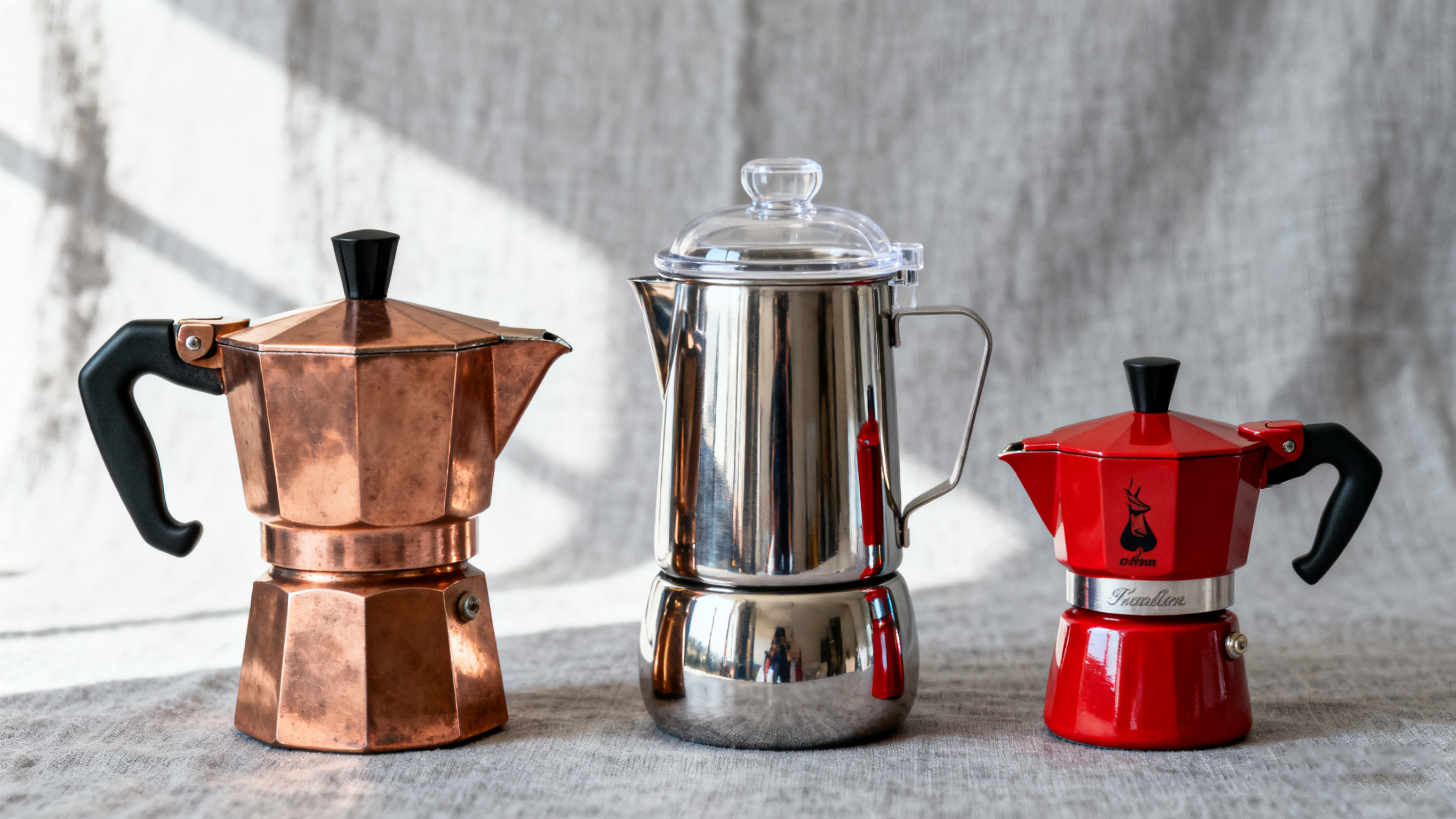 moka coffee pot stainless steel