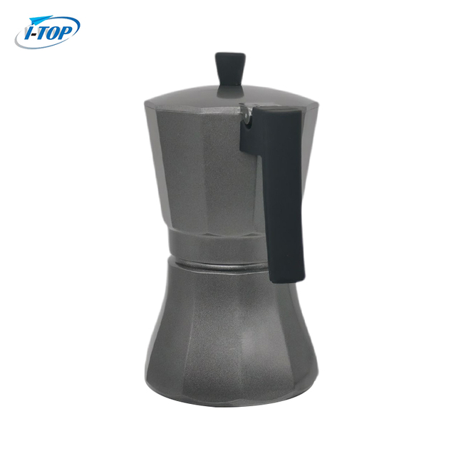 Aluminum Alloy Bakelite Handle Espresso Maker Moka Pot Mocha Stovetop Coffee Maker Pot Heat Induction Available Nylon Handle