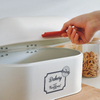 Kitchen Accessories Food Grade Metal Stainless Steel Bread Storage Bin Bread Toast Food Storage Container Box