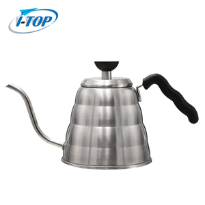 304 High Quality Tea Coffee Pour Over Coffee Kettle Pot Stainless Steel Gooseneck Kettle