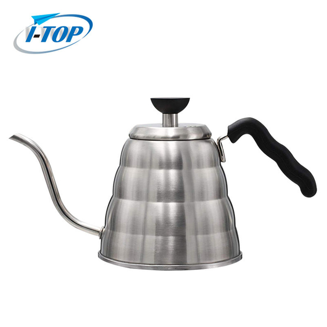 304 High Quality Tea Coffee Pour Over Coffee Kettle Pot Stainless Steel Gooseneck Kettle