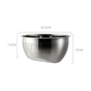 Amazon Hot Selling Stainless Steel Rice Washing Bowl Colander And Kitchen Strainer With Side Drainers