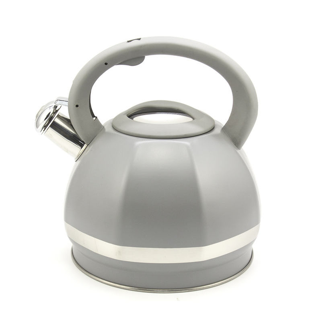 IT-CP1014 Hot sale Silver Color Painting stainless steel whistling tea kettle