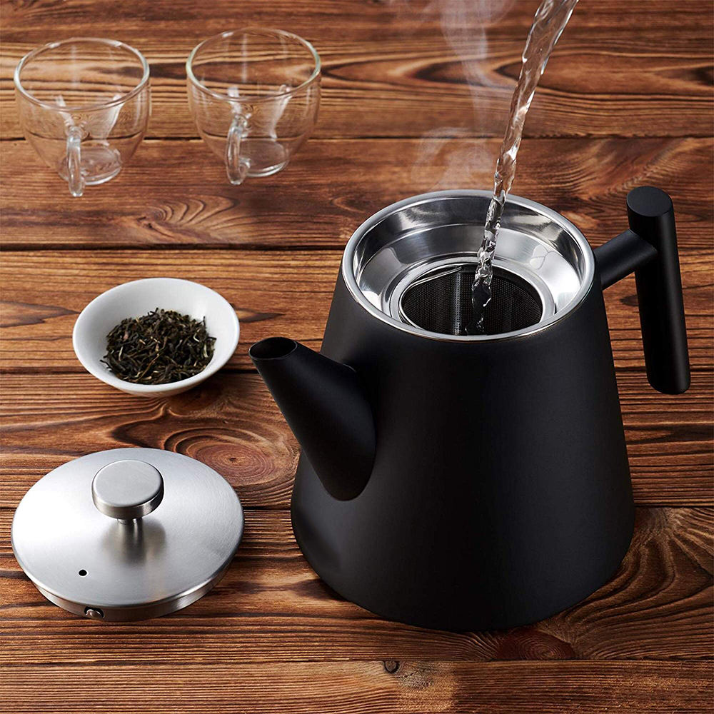 New product stainless steel coffee pot coffee kettle tea pot with color plating