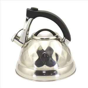 IT-CP1056 Silver Color Painting stainless steel whistling tea kettle