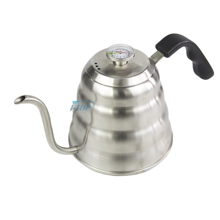 Gooseneck Kettle Fashion 304 Stainless Steel Handle Drip Coffee Pot Teapot Long Gooseneck Spout Coffee Kettle