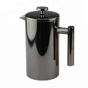 french press mirror black Classical Style Stainless Steel 34 oz Insulated Double Wall Coffee Maker French Press with Custom Logo