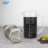 I-TOP GFP11 Amazon Hot Sale Black 350ml Mini Portable French Press Coffee Maker Tea Maker With Lid