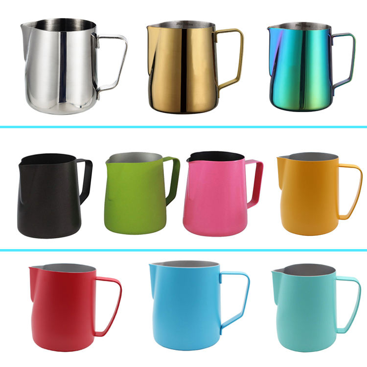 espresso coffee milk frothing pitcher