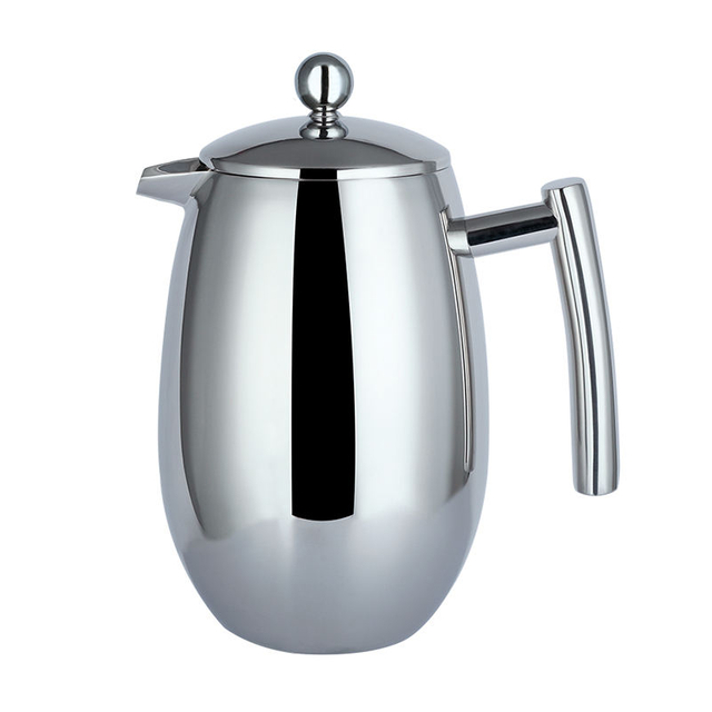 Brand New High Quality With Filter Coffee Press Tea Maker Pot Stainless Steel Press Coffee