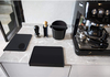 Coffee Tamper Mat Silicone Espresso Tamping Pad with Corner Edge Tamp Support Station for Portafilter Barista Accessories