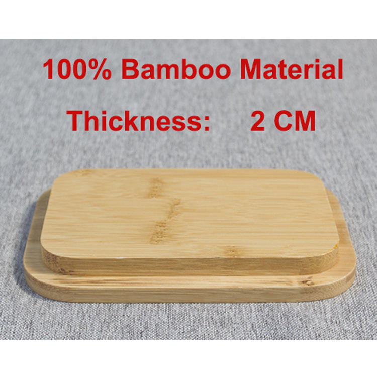 Metal Container Bin with Bamboo Wood Lid for Kitchen Metal Suger Cheese Storage Box Butter Dish