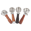 Wooden Handle Stainless Coffee Portafilter 51mm 54mm 58mm