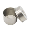 Wholesale Custom Kitchen Storage Set of 3 Can Jar Coffee Tea Sugar Stainless Steel Metal Canister Sets With Lid